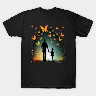 Butterfly Fathers Day T-Shirt